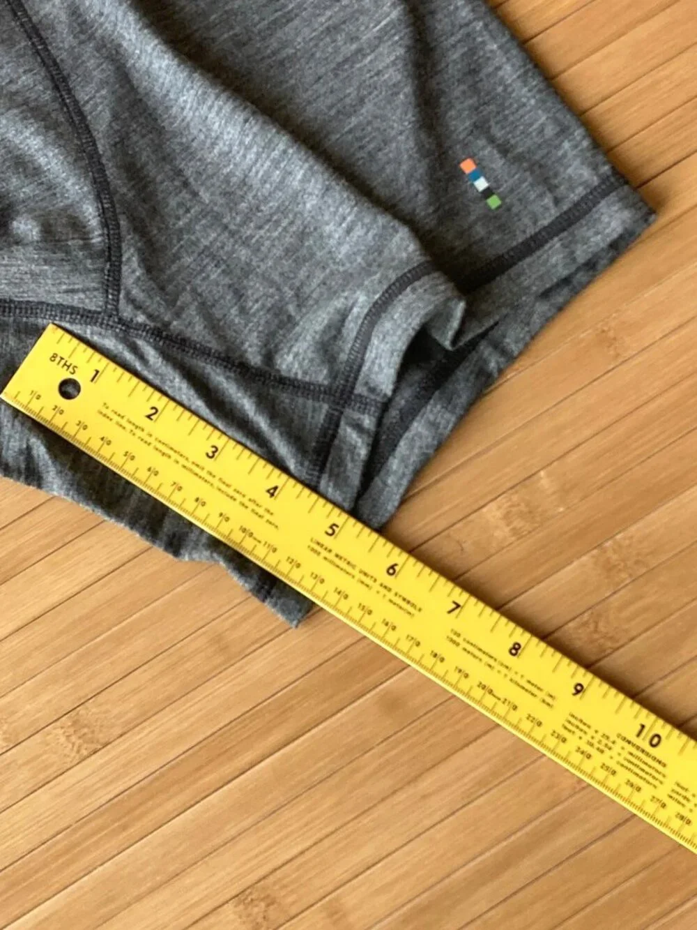 Smartwool Active Boxer Brief Merino Wool Mens Small S Gray Heather NWT